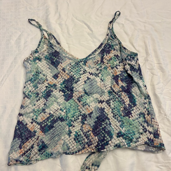 Lavender brown tie shirt - Picture 3 of 3